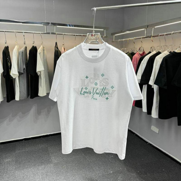 LV Short Round Collar T-shirt S-XXL (71)