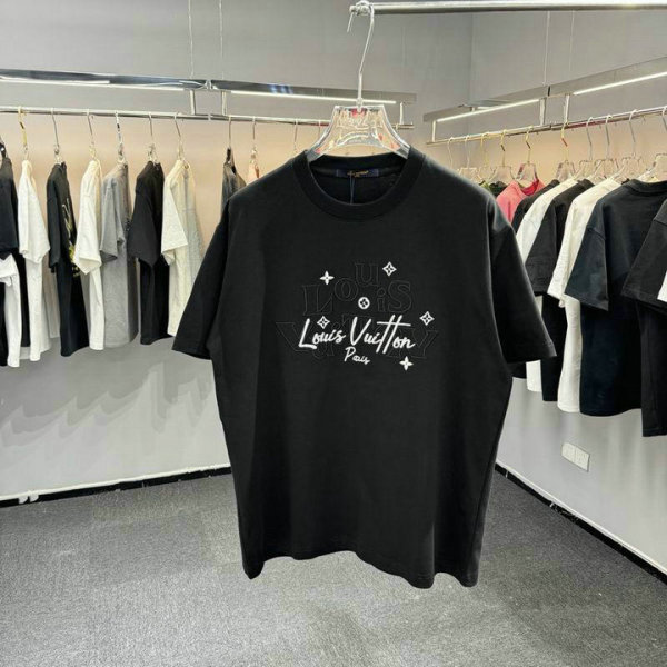 LV Short Round Collar T-shirt S-XXL (70)
