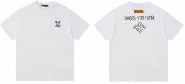 LV Short Round Collar T-shirt S-XXL (36)