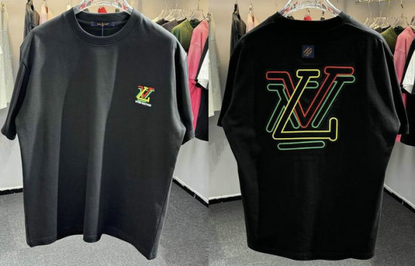 LV Short Round Collar T-shirt S-XXL (67)