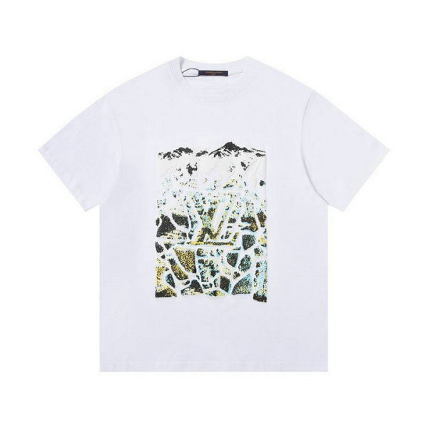 LV Short Round Collar T-shirt S-XXL (53)