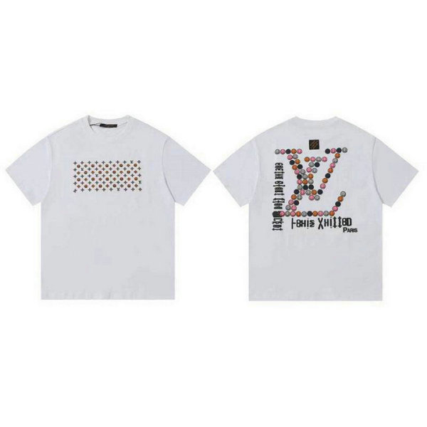 LV Short Round Collar T-shirt S-XXL (40)
