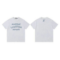 LV Short Round Collar T-shirt S-XXL (39)
