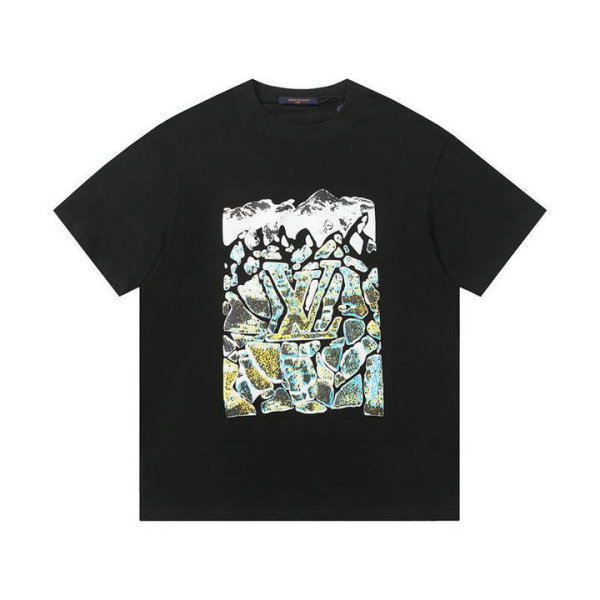 LV Short Round Collar T-shirt S-XXL (54)