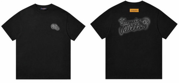LV Short Round Collar T-shirt S-XXL (47)