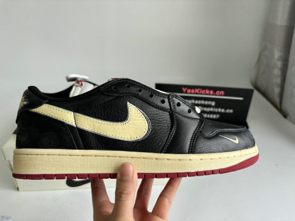 Authentic Nigel Sylvester x Air Jordan 1 Low OG Nitro Better With Time