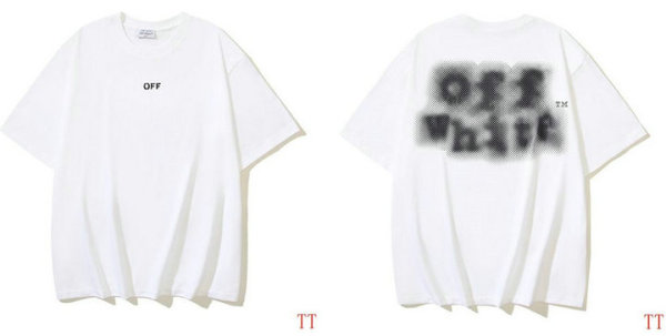 OFF-WHITE short round collar T-shirt S-XL (282)