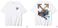 OFF-WHITE short round collar T-shirt S-XL (286)