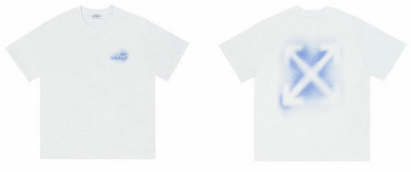 OFF-WHITE short round collar T-shirt S-XXXL (9)