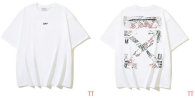 OFF-WHITE short round collar T-shirt S-XL (258)