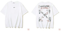 OFF-WHITE short round collar T-shirt S-XL (258) OFF-WHITE short round collar T-shirt S-XL (258)