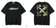 OFF-WHITE short round collar T-shirt S-XL (241)