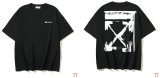 OFF-WHITE short round collar T-shirt S-XL (271)