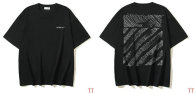 OFF-WHITE short round collar T-shirt S-XL (261)