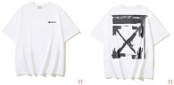 OFF-WHITE short round collar T-shirt S-XL (270)