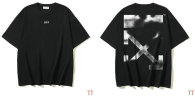 OFF-WHITE short round collar T-shirt S-XL (247)