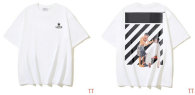 OFF-WHITE short round collar T-shirt S-XL (266)