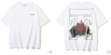 OFF-WHITE short round collar T-shirt S-XL (248)