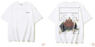 OFF-WHITE short round collar T-shirt S-XL (248)