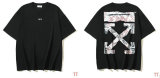 OFF-WHITE short round collar T-shirt S-XL (259)