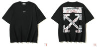 OFF-WHITE short round collar T-shirt S-XL (259)