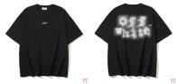 OFF-WHITE short round collar T-shirt S-XL (283)