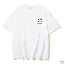 OFF-WHITE short round collar T-shirt S-XL (245) OFF-WHITE short round collar T-shirt S-XL (245)