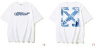 OFF-WHITE short round collar T-shirt S-XL (240)