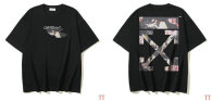 OFF-WHITE short round collar T-shirt S-XL (281)