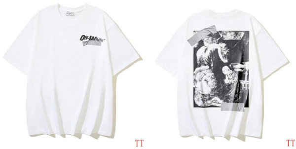 OFF-WHITE short round collar T-shirt S-XL (254)