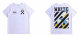 OFF-WHITE short round collar T-shirt XXS-XL (2)