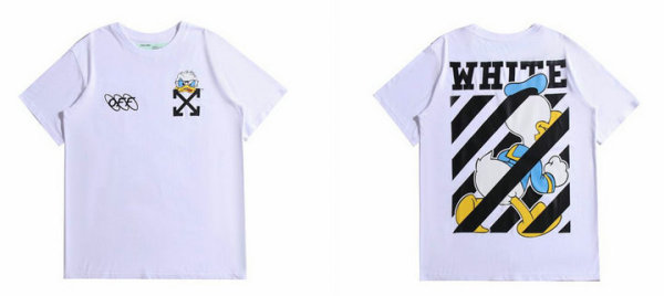 OFF-WHITE short round collar T-shirt XXS-XL (2)