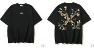 OFF-WHITE short round collar T-shirt S-XL (265)