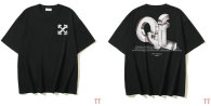 OFF-WHITE short round collar T-shirt S-XL (269)