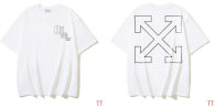 OFF-WHITE short round collar T-shirt S-XL (272)