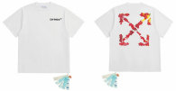 OFF-WHITE short round collar T-shirt S-XXXL (8)
