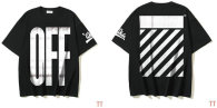 OFF-WHITE short round collar T-shirt S-XL (263)