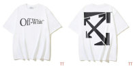 OFF-WHITE short round collar T-shirt S-XL (252)
