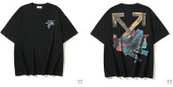 OFF-WHITE short round collar T-shirt S-XL (287)