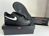 Authentic Supreme x Nike Air Force 1 Low Black/White