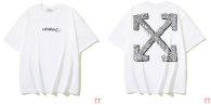 OFF-WHITE short round collar T-shirt S-XL (278)