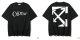 OFF-WHITE short round collar T-shirt S-XL (253)