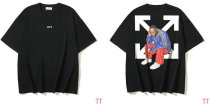 OFF-WHITE short round collar T-shirt S-XL (257) OFF-WHITE short round collar T-shirt S-XL (257)