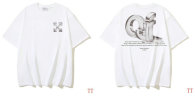 OFF-WHITE short round collar T-shirt S-XL (268)