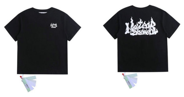 OFF-WHITE short round collar T-shirt S-XXXL (2)