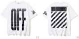 OFF-WHITE short round collar T-shirt S-XL (262)