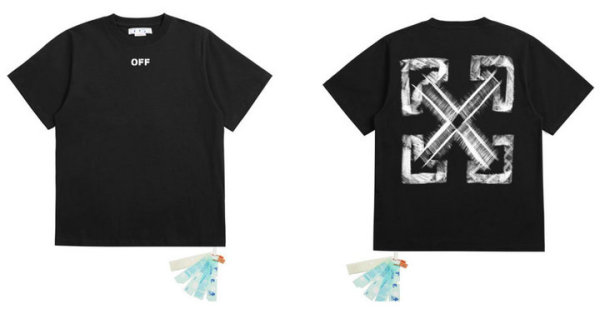 OFF-WHITE short round collar T-shirt S-XXXL (15)