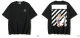 OFF-WHITE short round collar T-shirt S-XL (267)