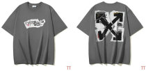 OFF-WHITE short round collar T-shirt S-XL (284) OFF-WHITE short round collar T-shirt S-XL (284)