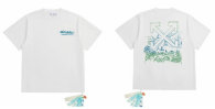 OFF-WHITE short round collar T-shirt XS-XL (5)